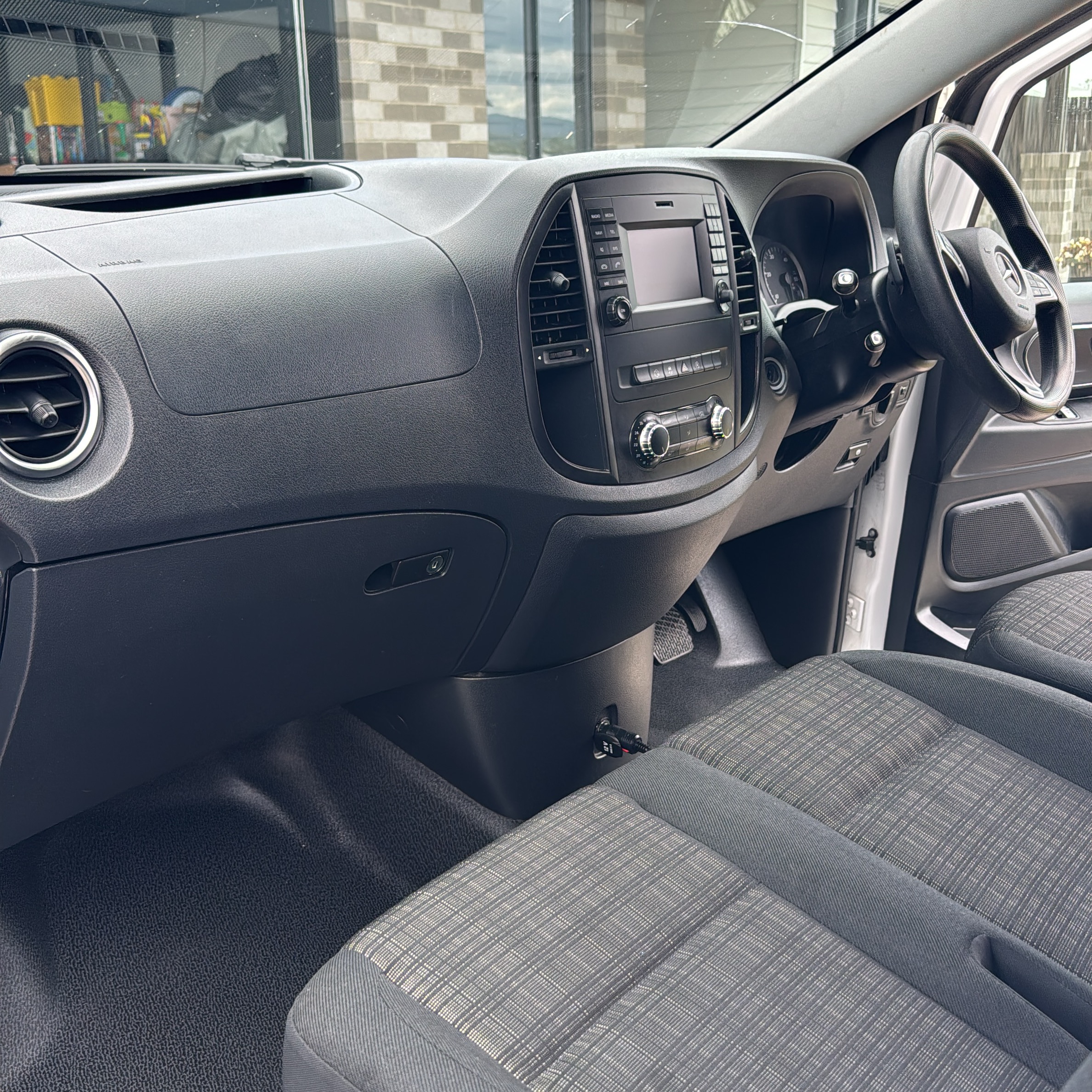 Mercedes interior detailing