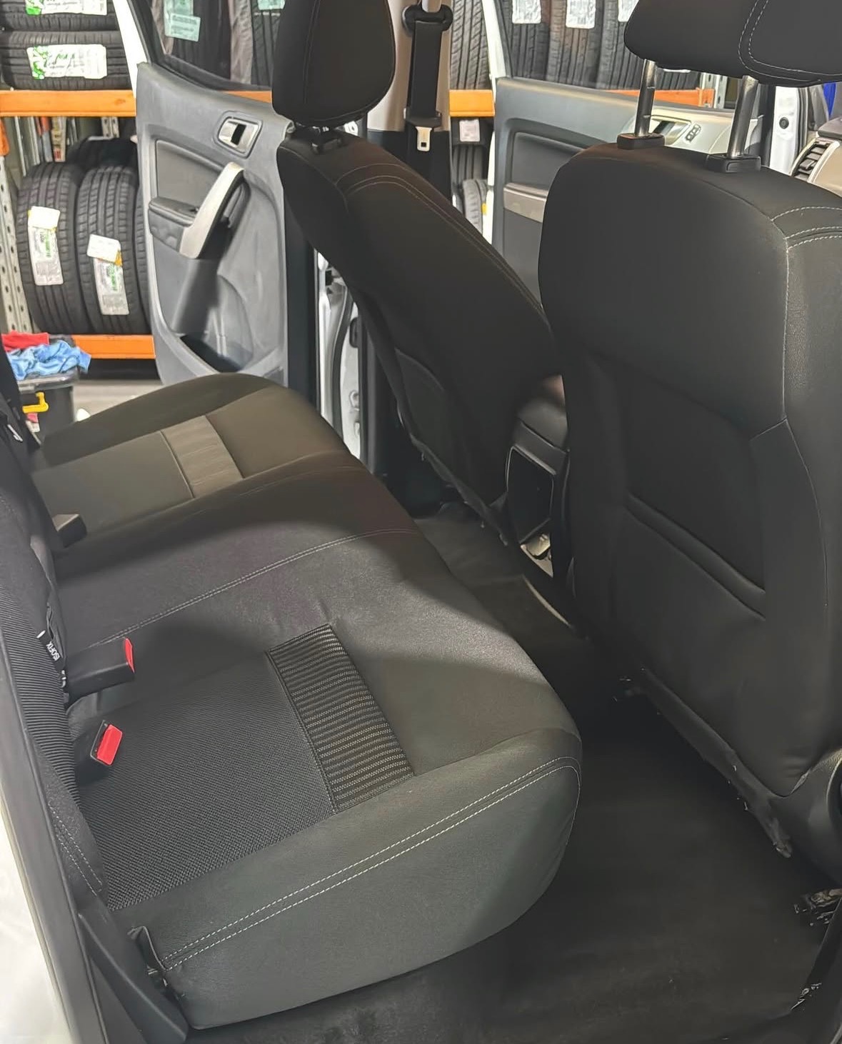 interior detailing after picture