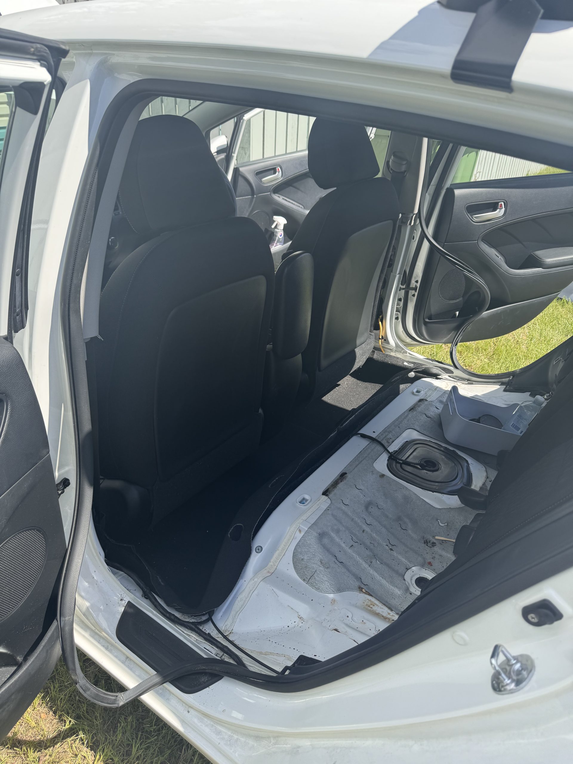 car interior detail carpet replacement