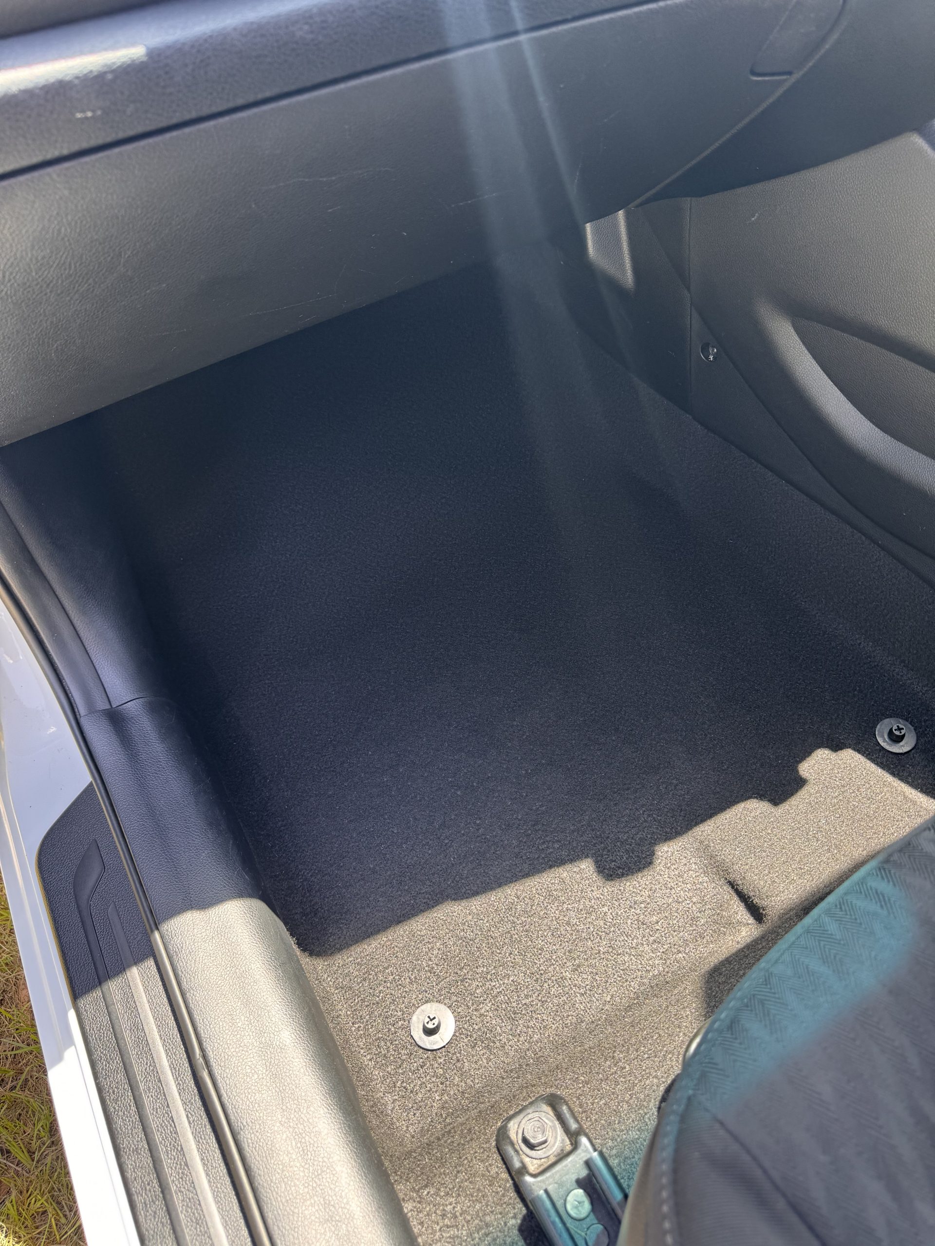 new carpet fitted to car