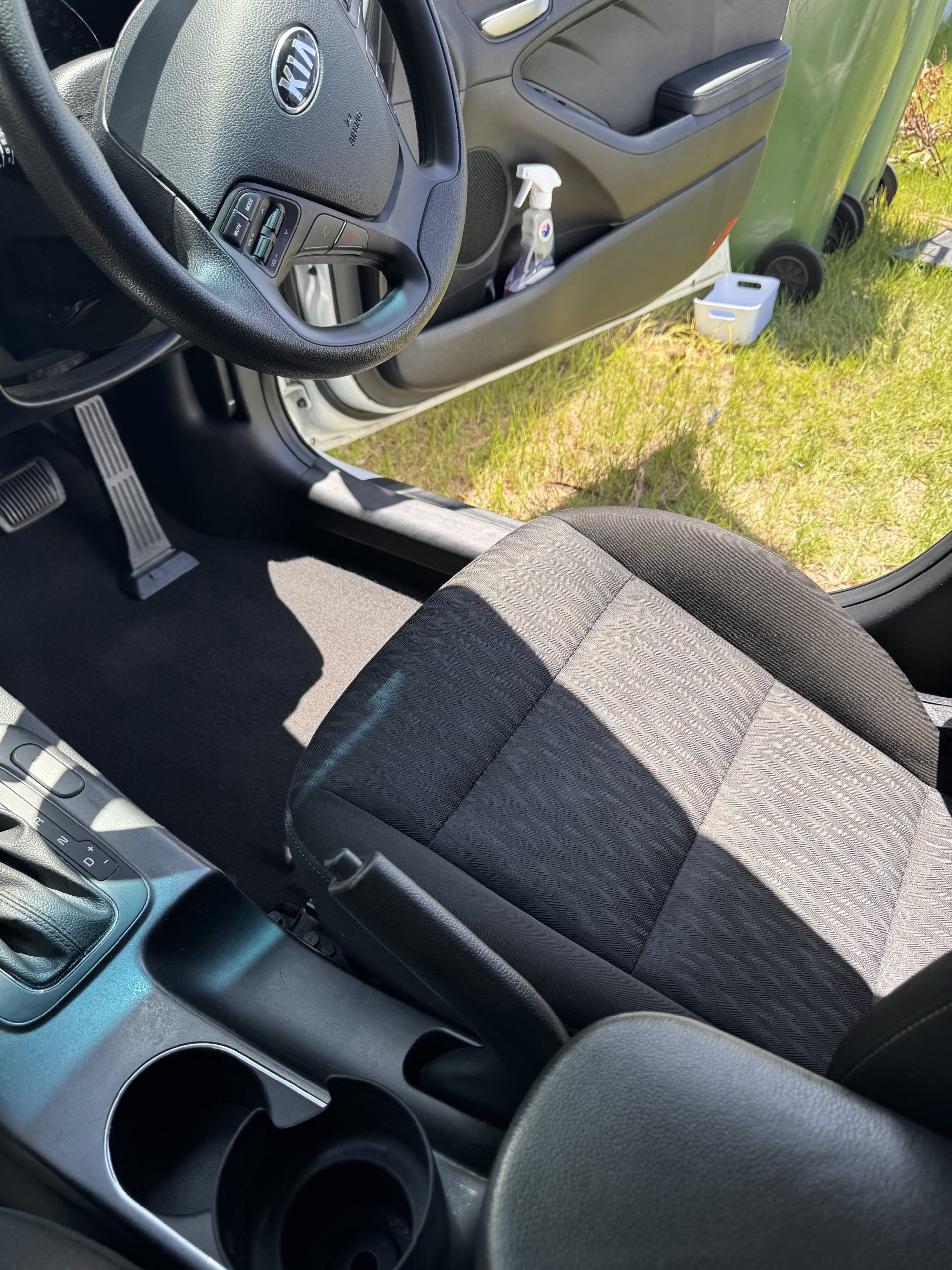 new carpet in flooded car